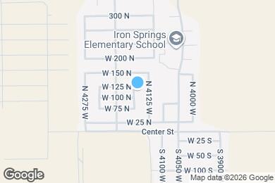 Map image of the property - 108 North 4150 West