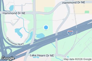 Map image of the property - Furnished Studio-Atlanta - Perimeter - Hammond Drive