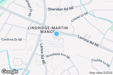 Map image of the property - 1197 Lavista Cir NE