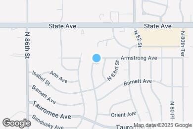 Map image of the property - 831 N 83rd Terrace