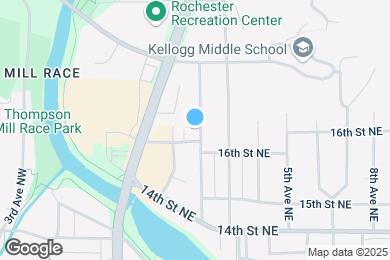 Map image of the property - 1607 2nd Ave NE