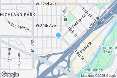 Map image of the property - 2110 W 29th Ave