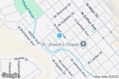 Map image of the property - 735 W Bridger St