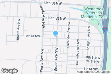 Map image of the property - 1005 Broad Ave NW