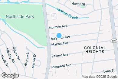 Map image of the property - 733 Mayfield Ave