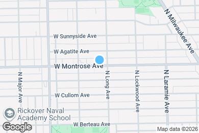 Map image of the property - 5421 W Montrose Ave