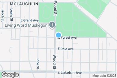 Map image of the property - 419 E Forest Ave