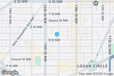 Map image of the property - 1501 R St NW
