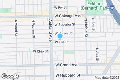 Map image of the property - 1508 W Erie St