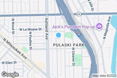 Map image of the property - 1435 N Bosworth Ave