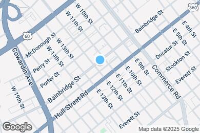 Map image of the property - 1122 Bainbridge St