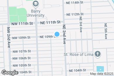 Map image of the property - 138 NE 109th St