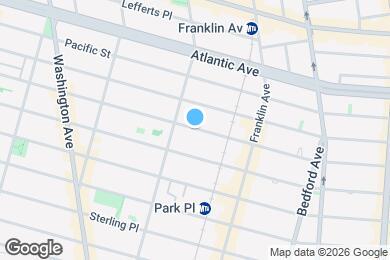 Map image of the property - 876 Bergen St