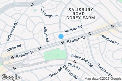 Map image of the property - 1774 Beacon St