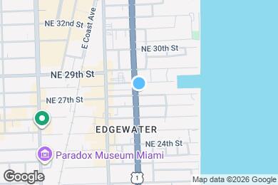 Map image of the property - 2701 Biscayne Blvd