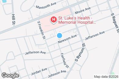 Map image of the property - 708 Newsom Ave