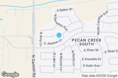 Map image of the property - 614 E Jeanne Ln