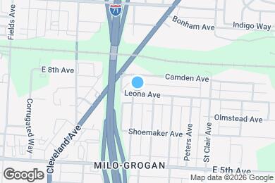 Map image of the property - 810 Leona Ave
