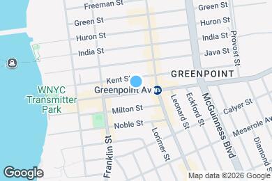 Map image of the property - Stunning Private ROOM in Greenpoint