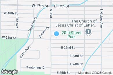 Map image of the property - 133 E 21st St