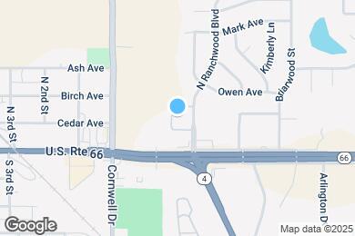 Map image of the property - 55 N Ranchwood Blvd