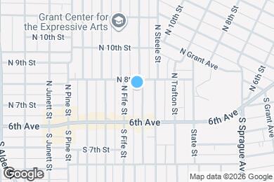 Map image of the property - 636 North Prospect Street
