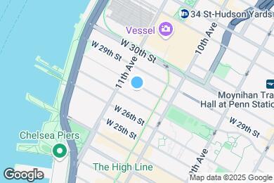 Map image of the property - 540 W 28th St