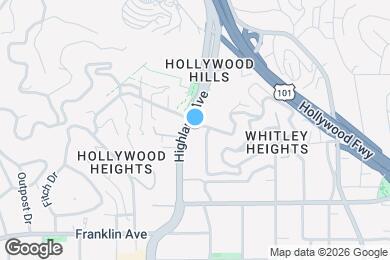 Map image of the property - 2044 N Highland Ave