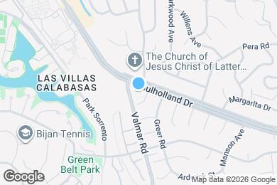 Map image of the property - 23110 Mulholland Dr