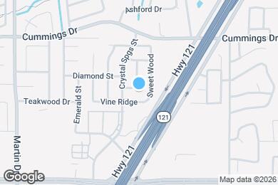 Map image of the property - 3412 Ridge Haven Cir