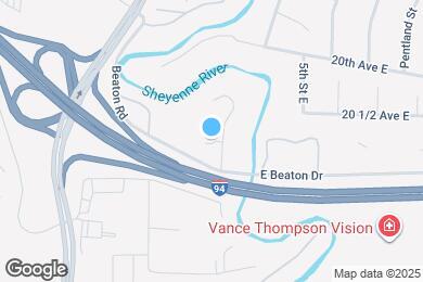 Map image of the property - 154 W Beaton Dr