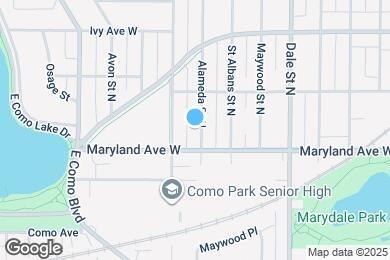 Map image of the property - 1221 Alameda St