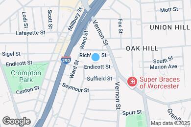 Map image of the property - 123 Endicott St