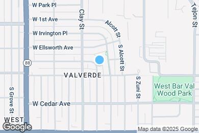 Map image of the property - 76 S Canosa Way
