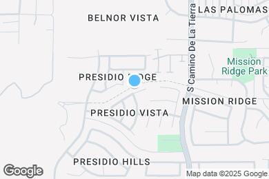 Map image of the property - 3520 W Avenida Sombra
