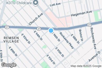 Map image of the property - 608 E 96th St