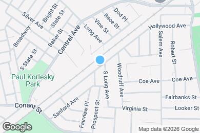 Map image of the property - 281 Hollywood Ave