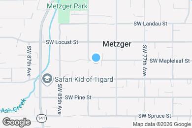 Map image of the property - 8150 SW Mapleleaf St