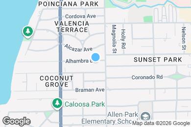 Map image of the property - 1540 Alhambra Dr