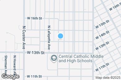 Map image of the property - 1403 Ruby Ave