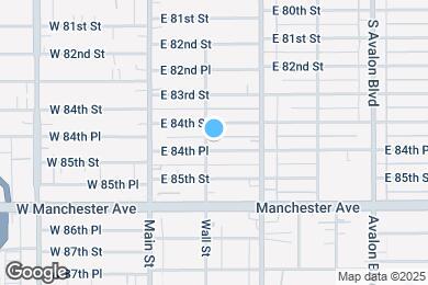 Map image of the property - 213 E 84th Pl