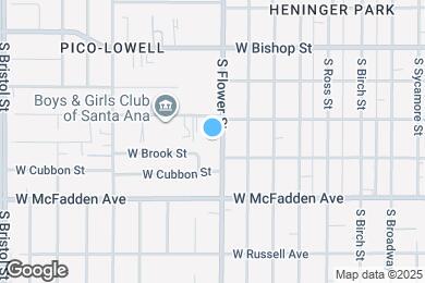 Map image of the property - 824 S Flower St