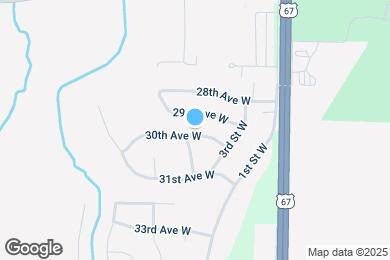 Map image of the property - 413 30th Ave W