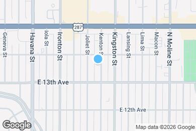 Map image of the property - 1357 Kenton St