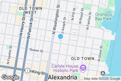 Map image of the property - 420 1/2 N Saint Asaph St