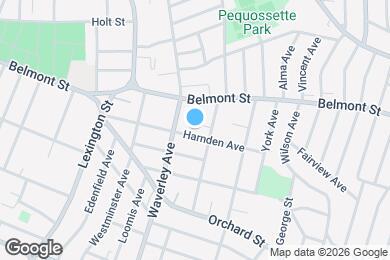 Map image of the property - 92 Harnden Ave
