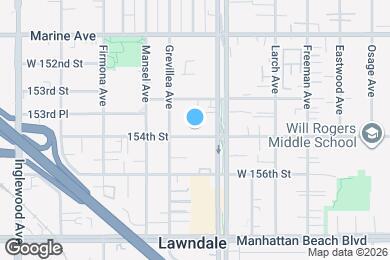Map image of the property - 4427 W 154th St