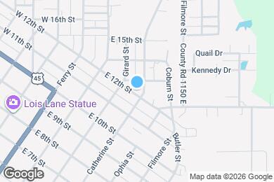 Map image of the property - 313 E 12th St
