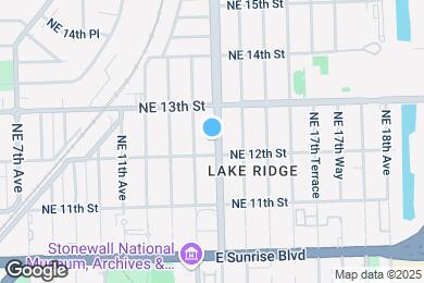 Map image of the property - 1211 NE 15th Ave