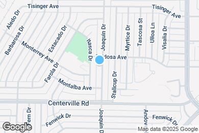 Map image of the property - 10913 Joaquin Dr